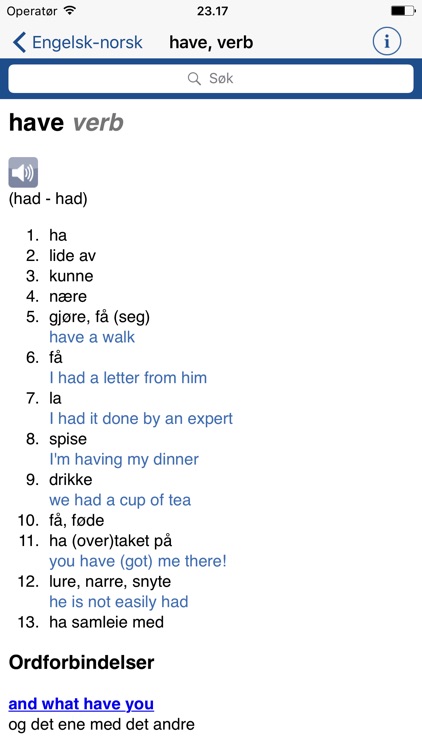 Ordnett - English Blue Dictionary screenshot-3