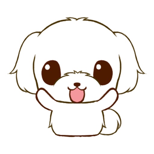 Stickers Super Cute Dog icon