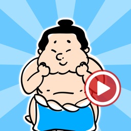 Moving Sumo wrestler Stickers - Emoji TOKYO