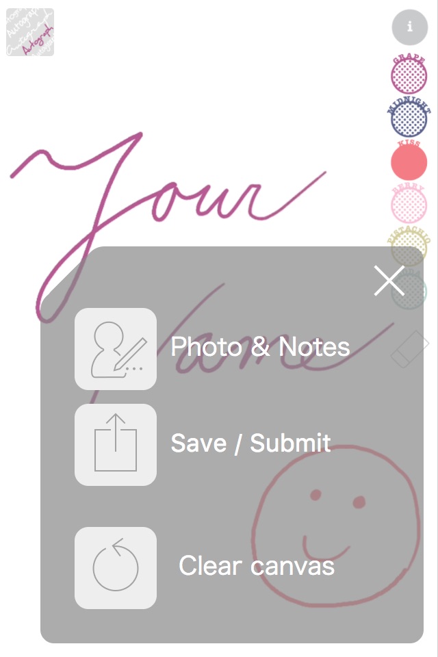 Autograph app screenshot 3