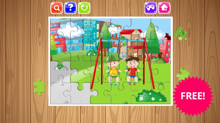 Funny Kids Jigsaw Puzzle For Preschool Toddlers