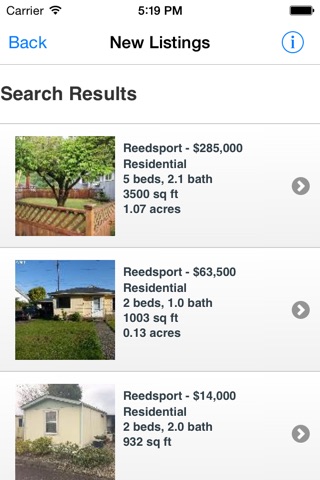 Reedsport Homes screenshot 2