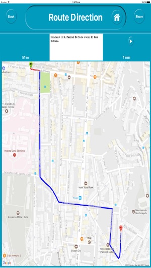 Lisbon Portugal City Offline Map Navigation EGATE(圖5)-速報App