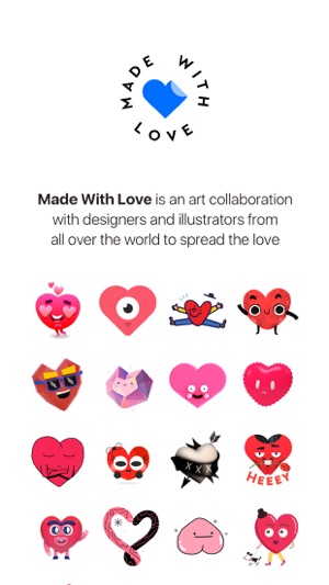 Made With Love – Emoji & Stickers(圖1)-速報App