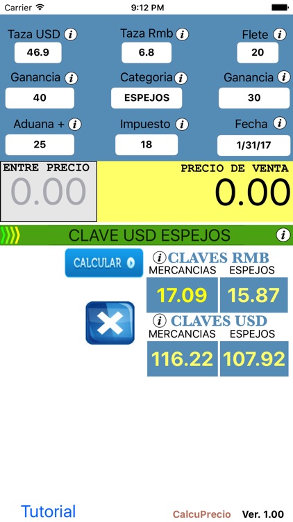 CalcuPrecio