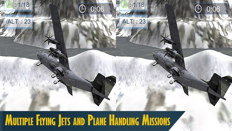 VR Airplane Flight Simulator: Challenging Missions