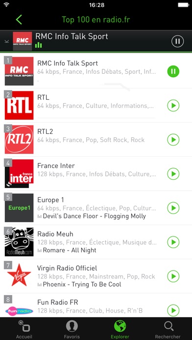 radio.fr Musique, Radios, FMのおすすめ画像3