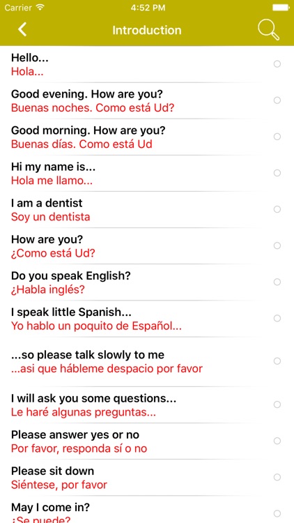 Dental Spanish Guide screenshot-3