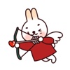 Animated Love Bunny Stickers