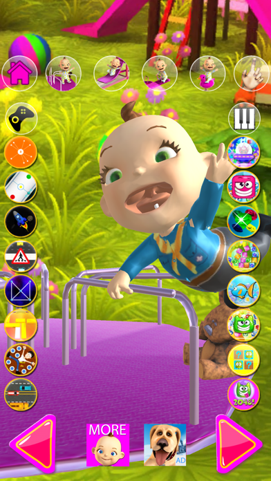 Talking Babsy Baby Screenshot 1