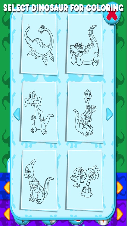 Dinosaurs Kids Coloring Book Pro