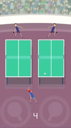 Dual Tennis - Screenshot 1