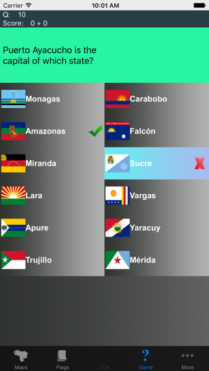 Venezuela State Maps, Flags and Capitals(圖5)-速報App