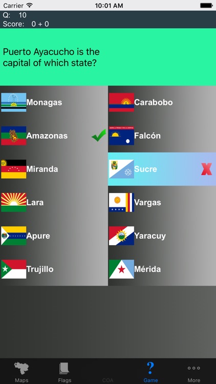 Venezuela State Maps, Flags and Capitals screenshot-4