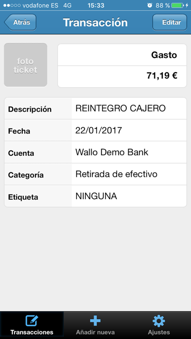 How to cancel & delete Wallo Finanzas Personales from iphone & ipad 2