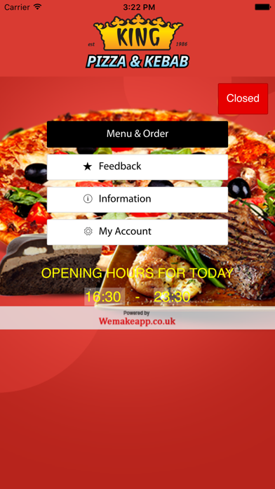 How to cancel & delete King Pizza & Kebab Bognor Regis from iphone & ipad 1