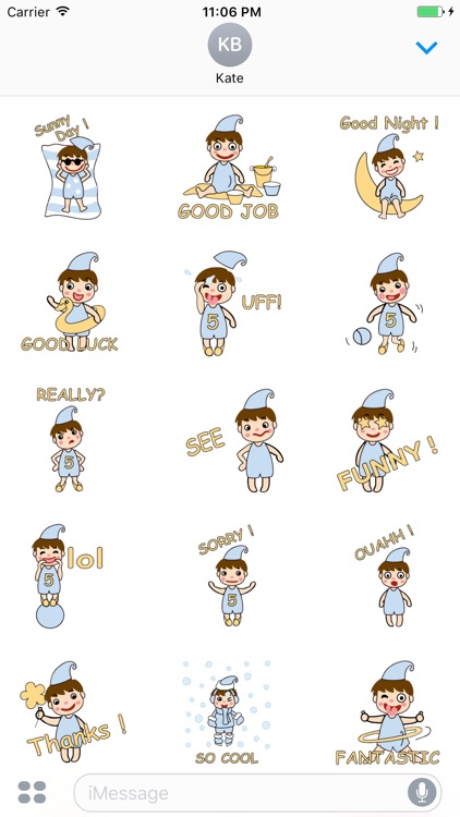 Luke The Cute And Pretty Boy Stickers