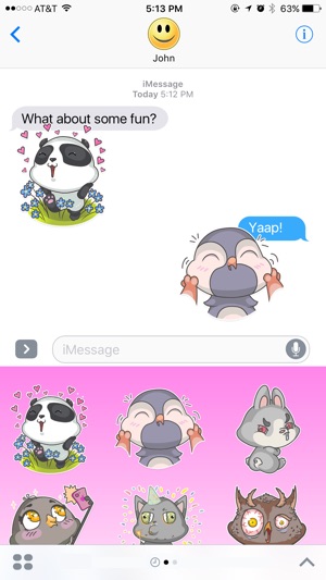 Cute Little Animals Stickers(圖2)-速報App