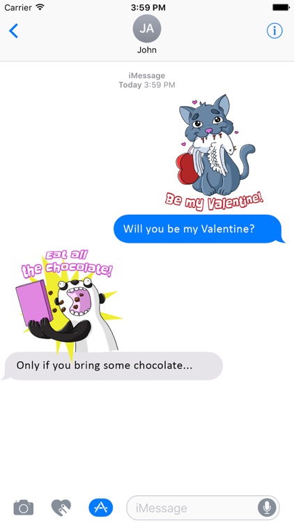 I Love You - Valentine's Day Stickers