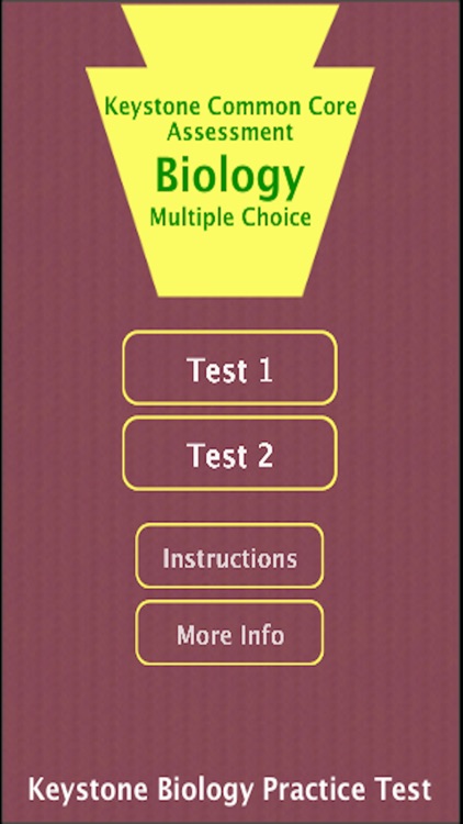 Keystone Biology Practice Test