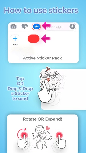 Hand-Drawn Couple Stickers(圖3)-速報App