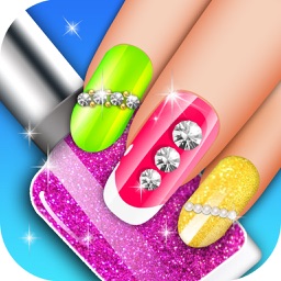 Princess Nail Art Salon - Girls Makeup Game