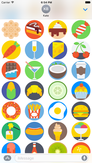 Food Stickers - New Delicious Emoji for Texting(圖2)-速報App