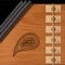 the special professional Qanun App that simulates the Qanun Oriental musical instrument same as the real instrument with high quality voice with accords and oriental rhythms
