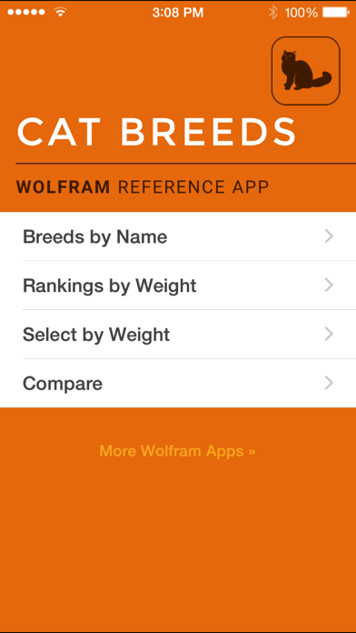 Wolfram Cat Breeds Re... screenshot1