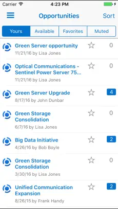 Screenshot 2 Oracle Social Network iphone
