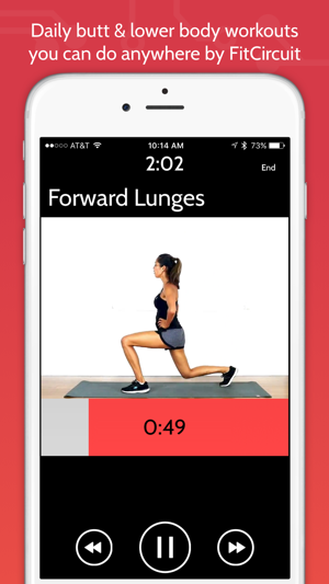 Daily Butt & Leg Workouts by FitCircuit(圖1)-速報App
