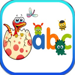 Dinosaurs Kids Alphabet ABC Funny Writing Reading