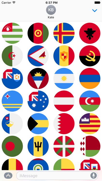 Flags Stickers -New Emoji for Texting in iMessage screenshot-4