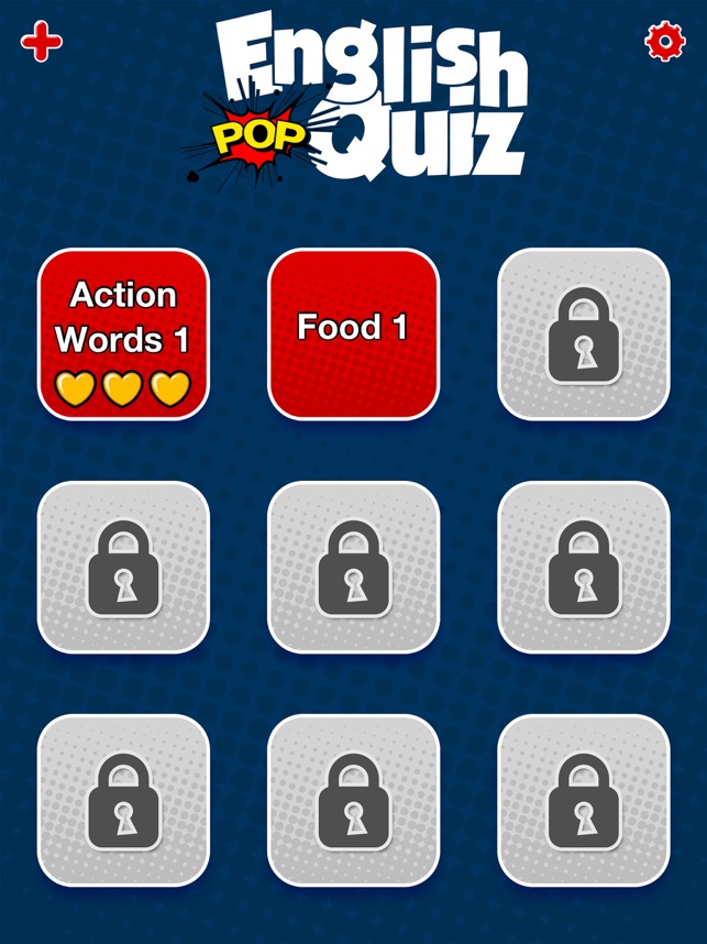 Learn English Vocabulary Pop Quiz on the App
