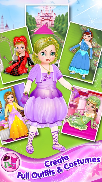 Tiny Princess Thumbelina - Photo Fun, Dress Up, Makeup & Card Maker Game Screenshot 4