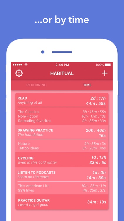 Habitual - Tracker & Timer