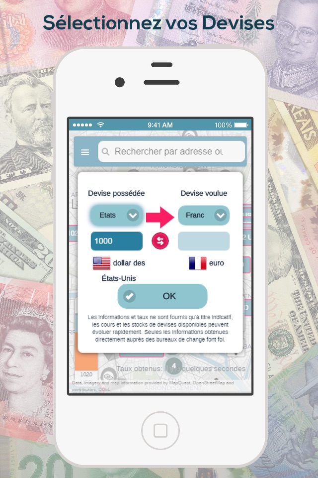 coChange - Money Exchange GPS screenshot 2