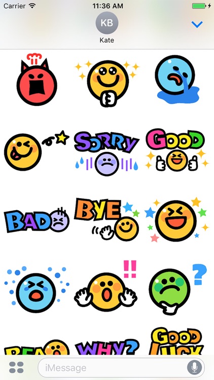 Smiley face Sticker 1
