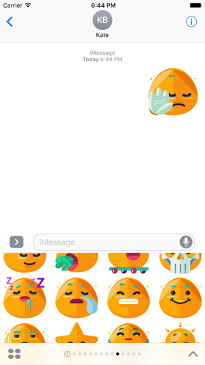 Funny Emoticons Stickers - iMessage New 