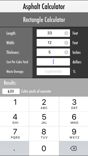 Asphalt Calculator - US/Imperial Concrete Calc.(圖2)-速報App