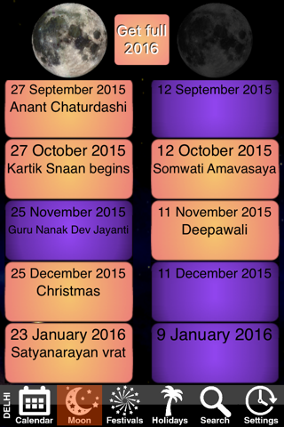 India Panchang Calendar 2011 screenshot 4