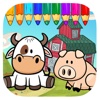 Toddler Coloring Page Pep Pig And Cow Version