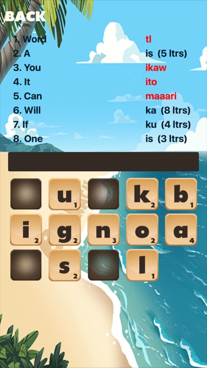 Filipino Word Game : Tagalog Vocabulary Search screenshot-3