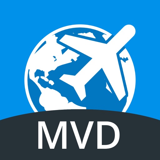 Montevideo Travel Guide with Offline Street Map icon