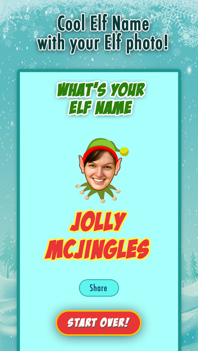 What's your Elf Name? Cool Fun Screenshot on iOS