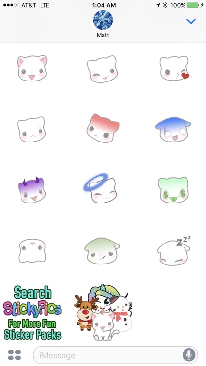 Silly Kitty Stickers