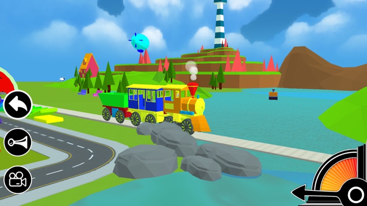 3D Toy Train - Free Kids Train Game screenshot-4