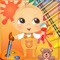Baby Paint Book - Drawing pad game for kids