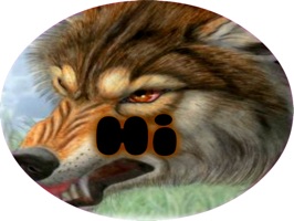 Wolf stickers for iMessage