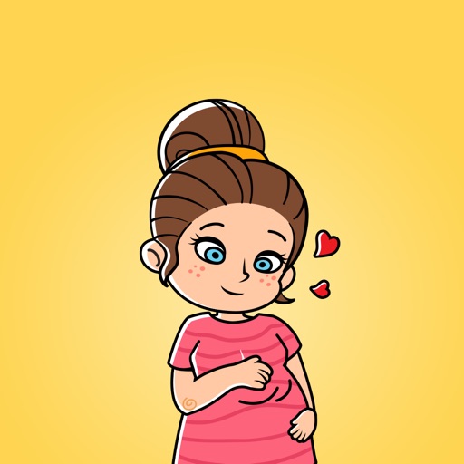 Baby Bump Pregnancy Stickers icon